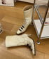 Whipstitch Buckle Boots