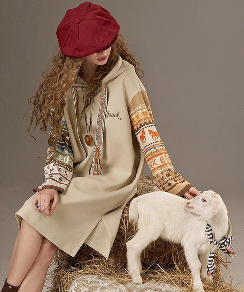 Nomad Knit Hood Dress