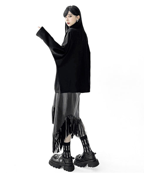Zip Flow Poncho Top