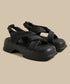 Twist Loop Platform Sandal