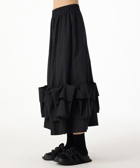 Frill Curve Skirt
