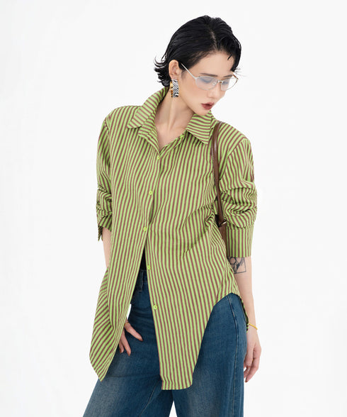Stripe Oversized Shirt