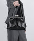 Metal Clasp Soft Bag