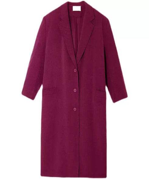 Magenta Long Coat