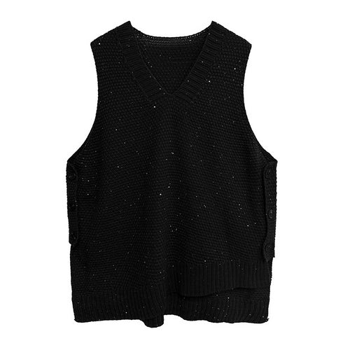 Glitter Knit Vest&Minimal Layered Shirt Series