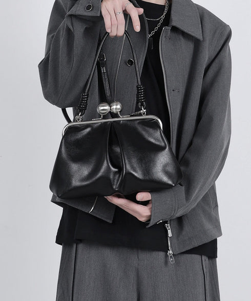 Metal Clasp Soft Bag