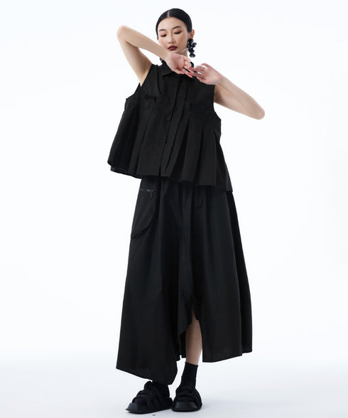 Nivelle Pleat Blouse