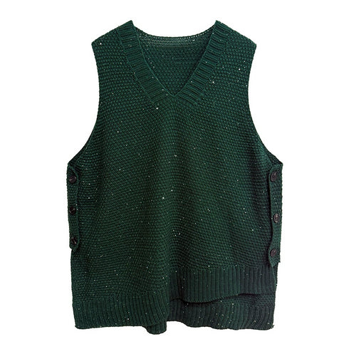 Glitter Knit Vest&Minimal Layered Shirt Series