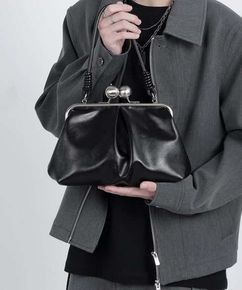 Metal Clasp Soft Bag