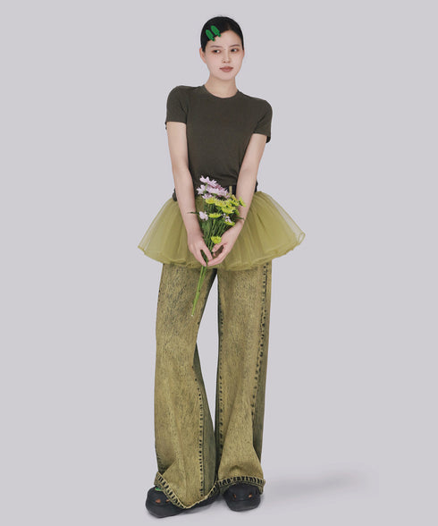 Halo Flare Mini Skirt