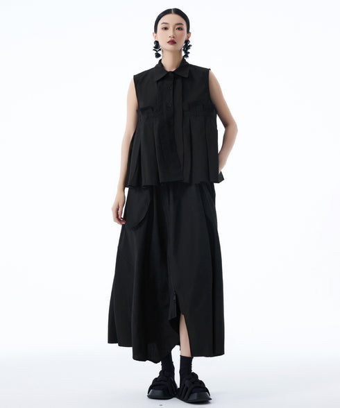 Nivelle Pleat Blouse