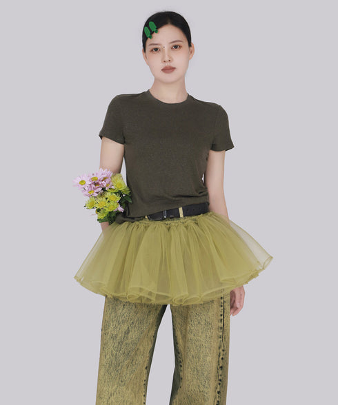 Halo Flare Mini Skirt