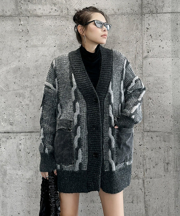 Contour Pocket Knit Cardigan