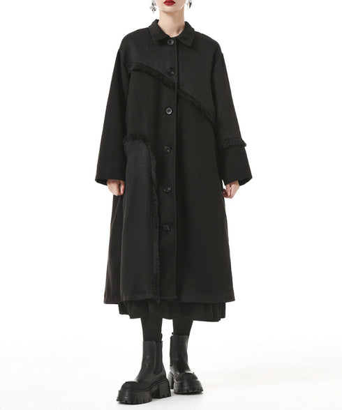 Fringe Texture Mix Coat