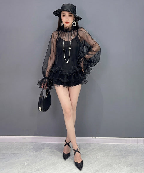 Ruffle Mist Blouse