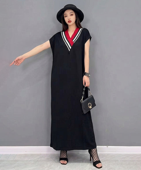 Line Collar Dress