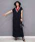 Line Collar Dress