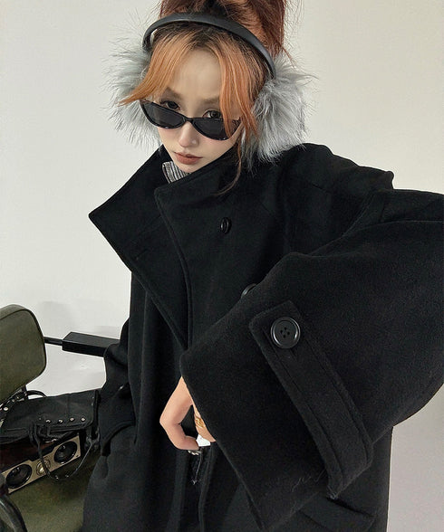 Side Line V-neck Dress