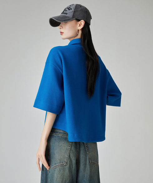 Solvane Trim Polo Top