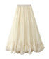 Volume Tiered Tulle Maxi Skirt