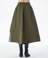 Layered Button Design Skirt
