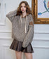 Melt Hood Knit Top
