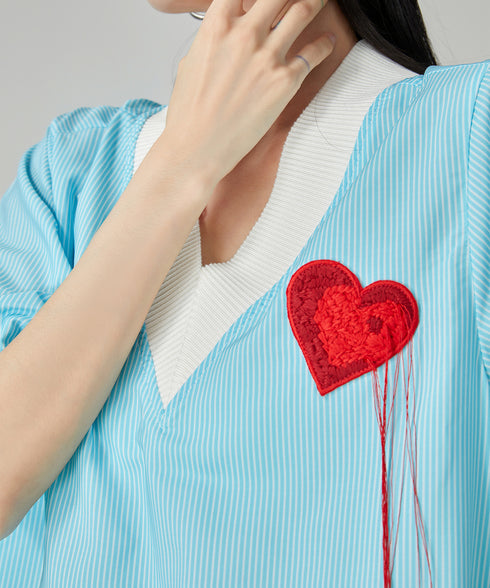 Heart Point Balloon Dress