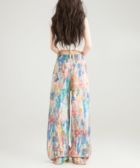 Art Color Wide Pants