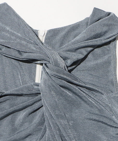 Cross Drape Maxi Dress
