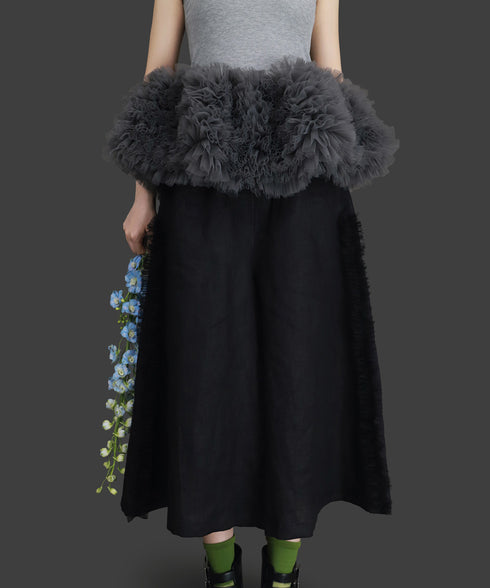 Ripple Seam Wide Pants