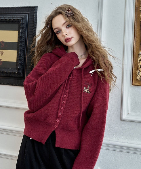 Mirelle Hood Cardigan