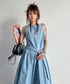 Belt Flow Dress