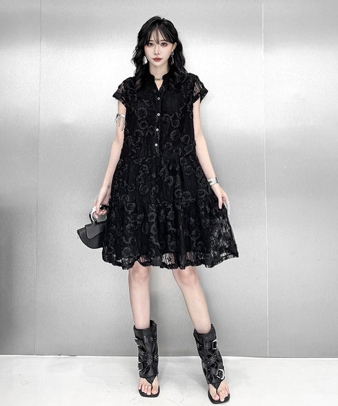 Rosette Tier Dress