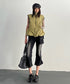 Grid Zip Vest