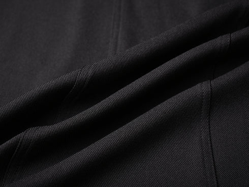 High Neck Draped Trench Coat