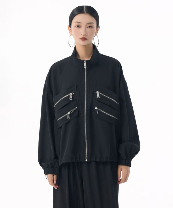 MultiPocket ZipUp Top