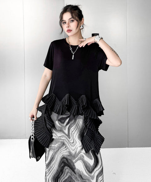 Pleat Wave Top