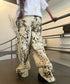 Abstract Ink Wide Pants