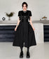 Strap Zip Volume Dress