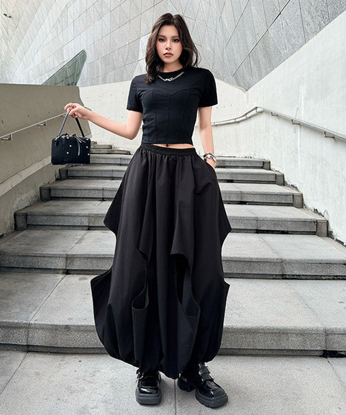 Drape Volume Skirt