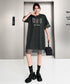 Mesh Graphic Dress