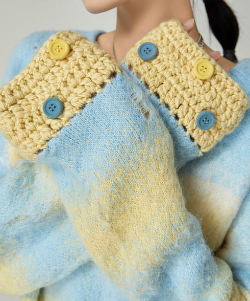 Gradient Fuzzy Knit Top