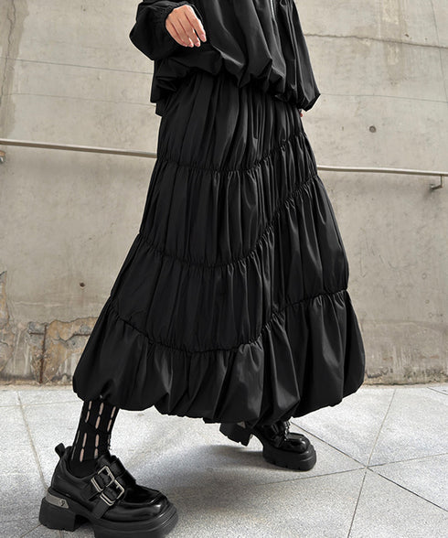 Bicolor Zip Top & Skirt Co-ord