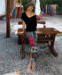 Patch Tartan Skirt