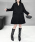 Pleated Hem Tailored Jacket Dress