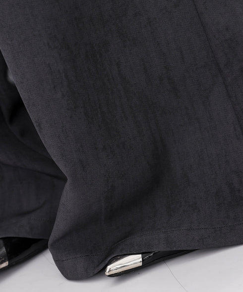 Vintage Wash Wide Belt Pants