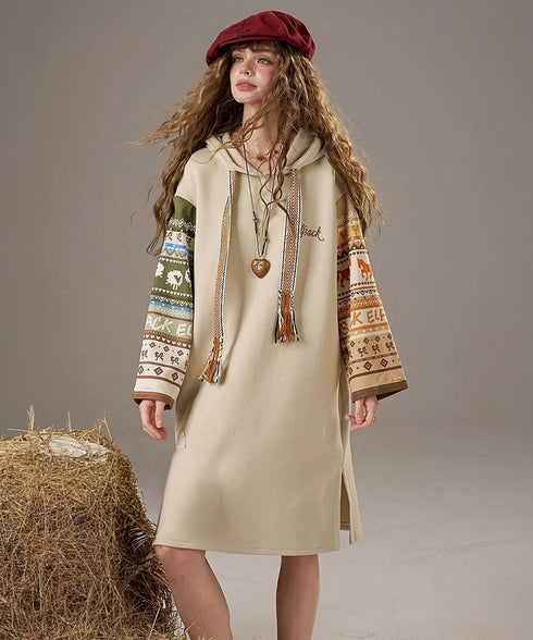 Nomad Knit Hood Dress