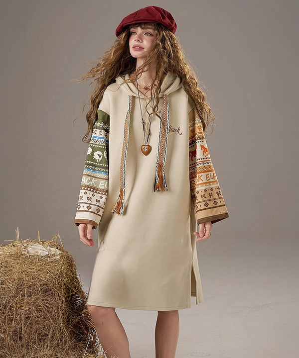 Nomad Knit Hood Dress