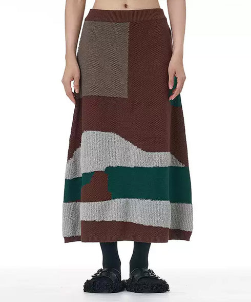 Abstract Block Knit Series