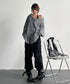 Foldover Collar Blouse